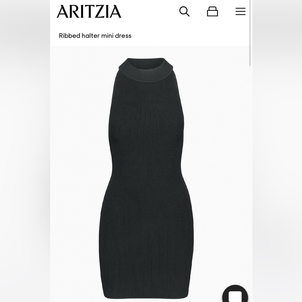 Babaton
SCULPT KNIT HALTER DRESS Black S